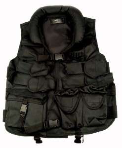 New Deluxe Tactical Vest Soft Collar Swat Paintball Airsoft Army 