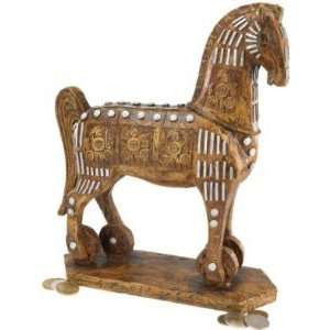 Xoticbrands 11.5 Classic Legendary Ancient Replica Trojan Horse Home 
