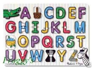 Melissa And Doug See  Inside Alphabet Wooden Peg Puzzle  