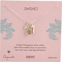 Dogeared Jewels 3 Wishes Charm Elephant Necklace   