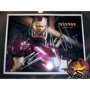   Downey Jr., Terrence Howard and Stan Lee Autographed Collectible
