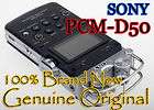 new genuine sony pcm d50 digital audio recorder m black