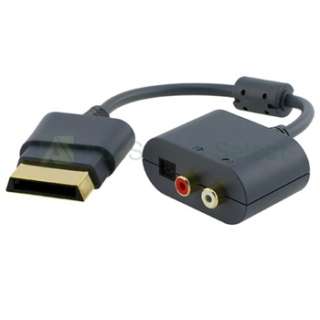 Optical+6 HDMI M/M Cable+RCA Audio adapter For Xbox360  