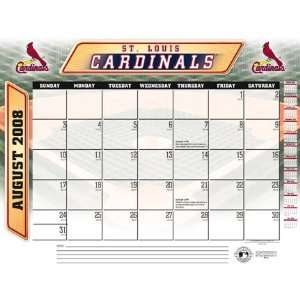 2008 2009 St. Louis Cardinals 22 x 17 Academic Desk Calendar 