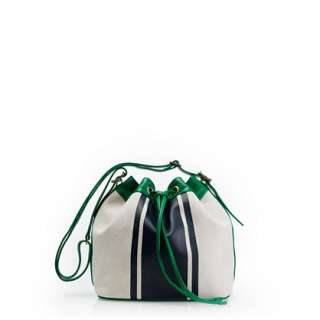 Tillary bucket bag in canvas stripe   shoulder bags   Womens bags   J 