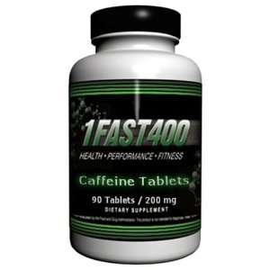  1Fast400 Caffeine Tablets, 90 Tablets / 200 mg Health 