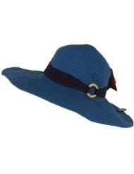 upf 50 sun beach shapeable packable hat floppy blue