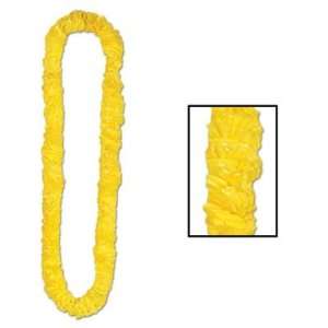  Yellow Jumbo Soft Twist Poly Leis Party Pack of 144 Toys & Games