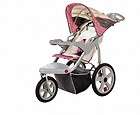 Instep Grand Safari Swivel Wheel Jogger Single Stroller Tan/Pink/Gray