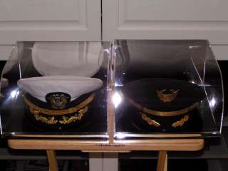 NEW Curved Military / Police Top Hat Cover Display Case  