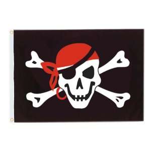  20x26 Bandanna Roger Design Pirate Flag