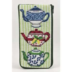  Eyeglass Case   Teapots   Needlepoint Kit Arts, Crafts & Sewing