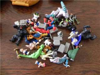 Large Lot of Mighty Max Playsets & Figures~40 Pieces & 13 Cases~Small 