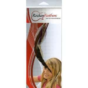 Rocken Feathers Natural Hair Extensions Hand Made in the USA  Salt and 