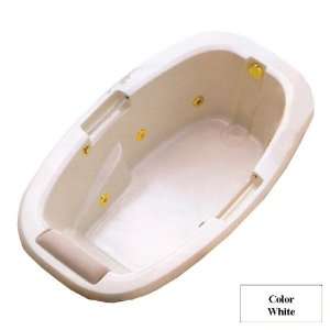   White Acrylic Drop In Jetted Whirlpool Tub 4272YW064