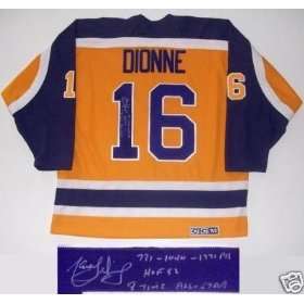  Marcel Dionne Autographed Jersey   Inscribed Sports 