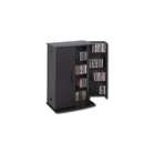 Prepac Black Small Locking Media (DVD,CD,Games) Storage Cabinet