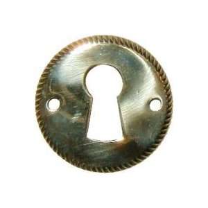  Stamped Brass Keyhole Cover