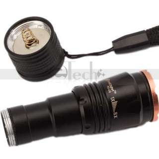   250 Lumen Zoom Adjustable Focus Flashlight Torch 3Mode 16340  