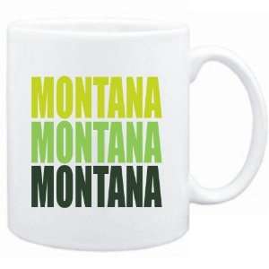  Mug White  TRIPLE COLOR Montana  Usa States Sports 