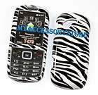 Samsung T479 Gravity 3 III Black & White Zebra Snap On Hard Phone Case 