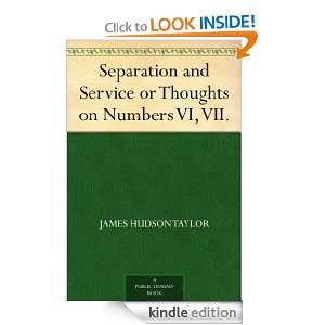   on Numbers VI, VII. James Hudson Taylor  Kindle Store