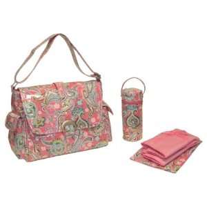  Cotton Candy Paisley Pink  Laminated Buckle Bag Baby