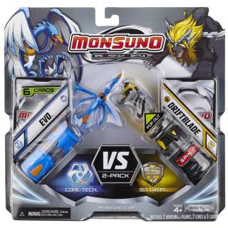 Monsuno Core Combat 2 Pack #1 Set Of 4 *New*  