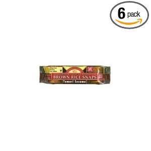 Edward & Sons Trading Co Fat Free Snaps, Tamari/Ses, 3.50 Ounce (Pack 