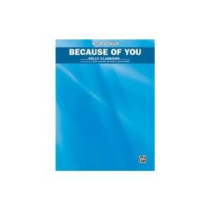   Publishing 00 24540 Because of You Sheet Music Musical Instruments