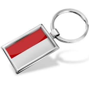 Keychain Monaco Flag   Hand Made, Key chain ring 