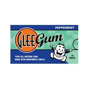  Glee All Natural Peppermint Gum   18 pieces Health 