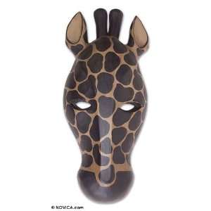 Wood mask, Mama Giraffe