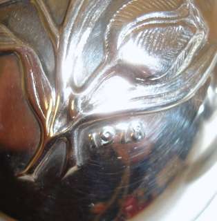 Wallace Silversmiths Annual Silver Easter Egg 1978  