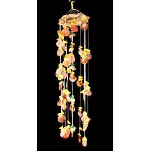  Gorgeous Tropical Sea Shell Wind Chime WIN084 Patio, Lawn 