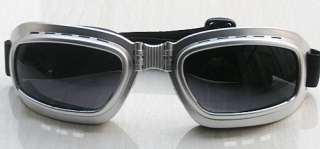   Style Fold Goggles Silver Frame Brown Lens Ski Helmet Glasses  