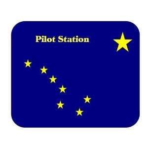  US State Flag   Pilot Station, Alaska (AK) Mouse Pad 