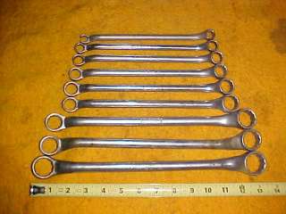 BLUE POINT SNAP ON OFF SET VINTAGE BOX END WRENCH SET  