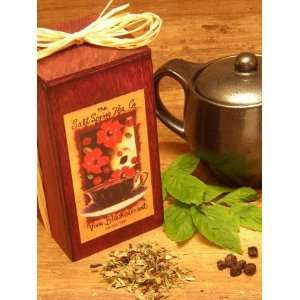 Salt Spring Tea Viva Blackcurrant Herbal Tea   1.9oz Box  
