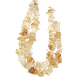  Bead Collection 40313 Semi Precious Amber Citrine Chips Beads 