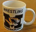 Creations Missouri Wrestling NCAA coffee mug   size 3 1/2 tall 3 