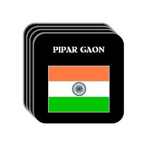  India   PIPAR GAON Set of 4 Mini Mousepad Coasters 