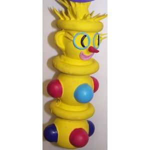   Vo Toys Latex Accordian Clown Dog Toy Assorted Colors