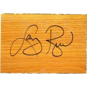   Boston Celtics Autographed Garden 4x6 Blonde Parquet Floor Piece Piece