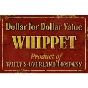  Willys Whippet Sign Patio, Lawn & Garden
