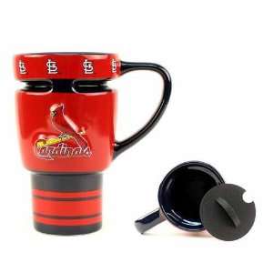  St. Louis Cardinals 16 Oz. Ceramic Coffee Mug with Lid 