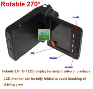 HD720P Car Vehicle Camera DVR Motion detector Camcorder  