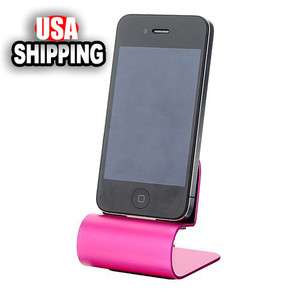 USB Cable Dock Cradle Stand Charger for iPhone 4G Pink  