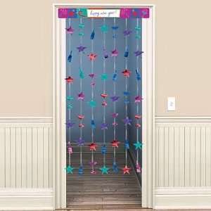  New Years Foil Doorway Curtain 78in Toys & Games