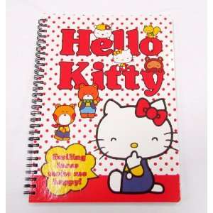   Kitty Hard Cover Full Size Note Book approx 8x11 